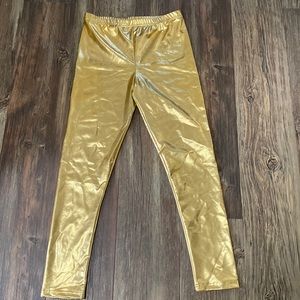 Gold leggings